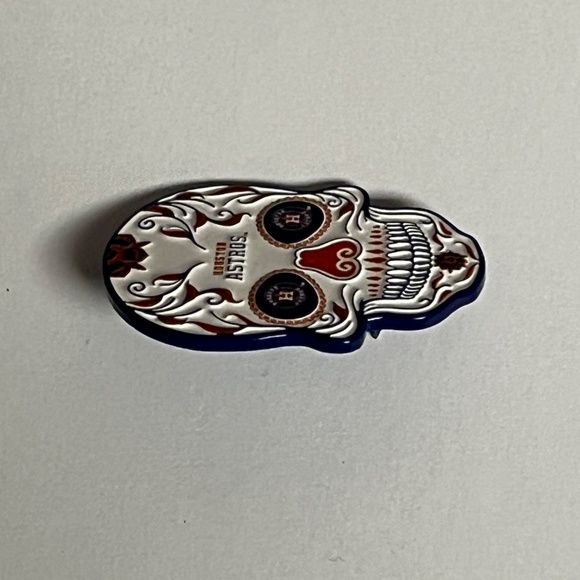 Houston Astros Sugar Skull Hat Pin Streetwear Hats Bag Baseball Fitted New Era - Picture 4 of 7